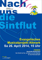 Evangelisches Musikalprojekt Altmark > Ankündigungsplakat 2014